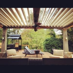 Louvered Roof for Deck