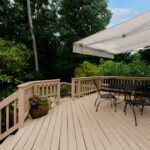 Wooden,Deck,With,Awning,And,Patio,Furniture