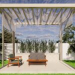 pergola back garden